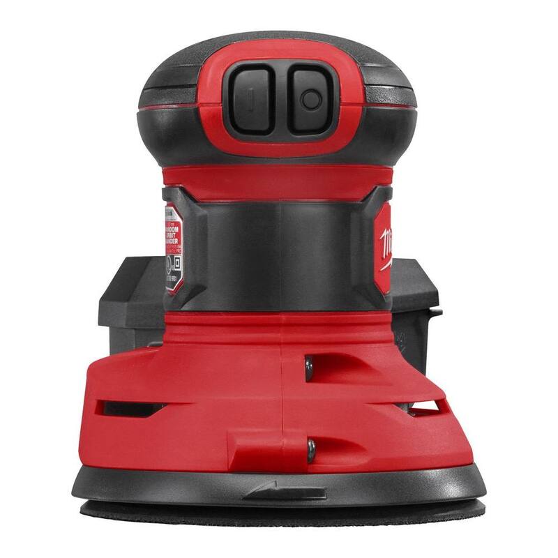 Lijadora orbital aleatoria de palma con cable de 3 amperes de Milwaukee de 5 pulgadas - 6034-21