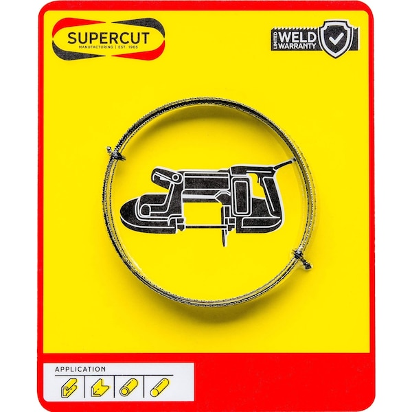 Supercut 53.75 L, 0.5 W, M2 Steel, 0.025 Thick - 513608