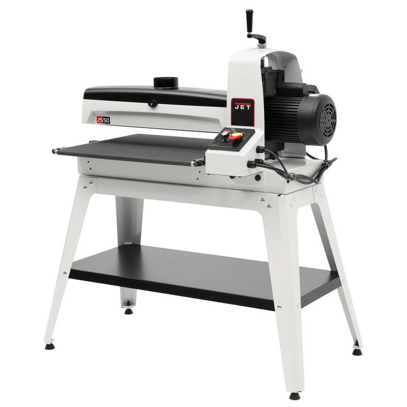 Lijadora de tambor Jet 25 pulgadas/50 pulgadas con soporte abierto, 115 voltios JWDS-2550 - 723550OSK.