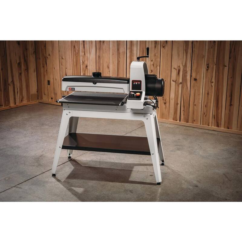Lijadora de tambor Jet 25 pulgadas/50 pulgadas con soporte abierto, 115 voltios JWDS-2550 - 723550OSK.