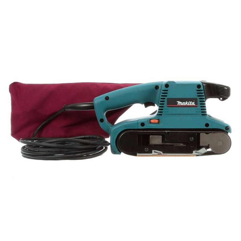 Lijadora de banda con cable de 8.8 amperios y 3 pulgadas x 21 pulgadas - 9903 de Makita