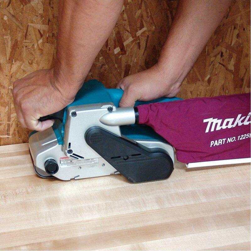 Lijadora de banda con cable de 8.8 amperios y 3 pulgadas x 21 pulgadas - 9903 de Makita