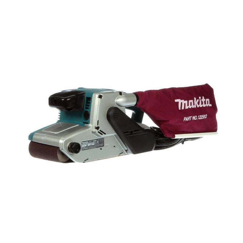 Lijadora de banda con velocidad variable con bolsa de polvo - 9404, 8.8 Amp, 4 pulg. x 24 pulg. de Makita