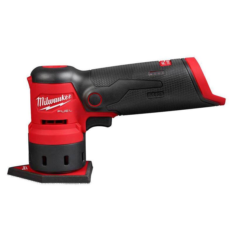 Lijadora orbital inalámbrica Milwaukee M12 FUEL de 12 voltios con tecnología de iones de litio sin escobillas y batería M12 XC de 4.0Ah Starter Kit - 2531-20-48-59-2440