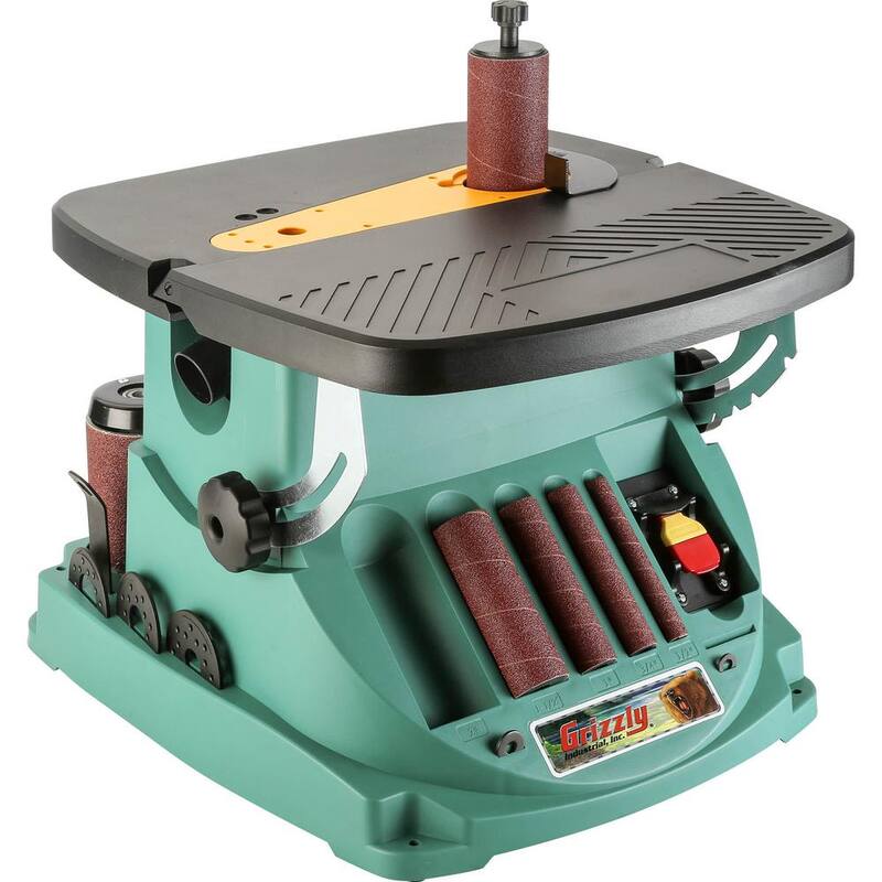 Lijadora de banda oscilante y husillo de borde - T27417 de Grizzly Industrial