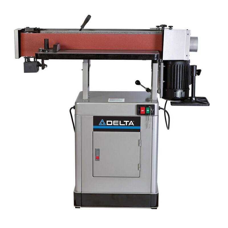 Lijadora de borde oscilante de 6 pulgadas x 89 pulgadas de doble voltaje de 1.5 HP de Delta - 31-482