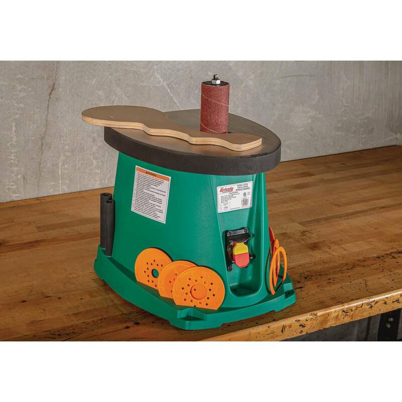 Lijadora de husillo oscilante de banco de 1/2 HP de Grizzly Industrial - G0739
