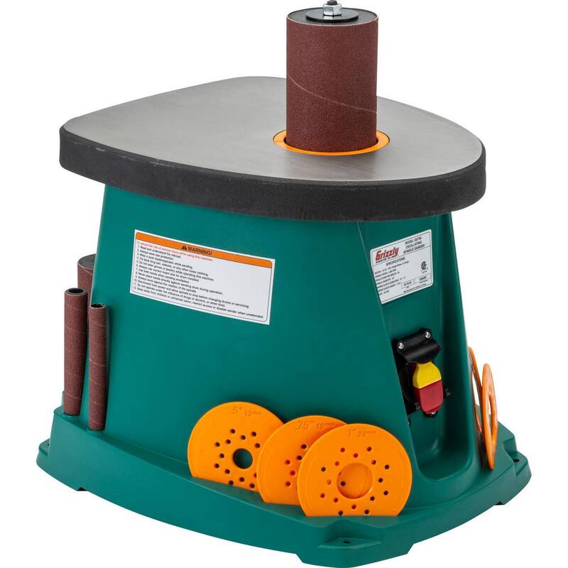 Lijadora de husillo oscilante de banco de 1/2 HP de Grizzly Industrial - G0739