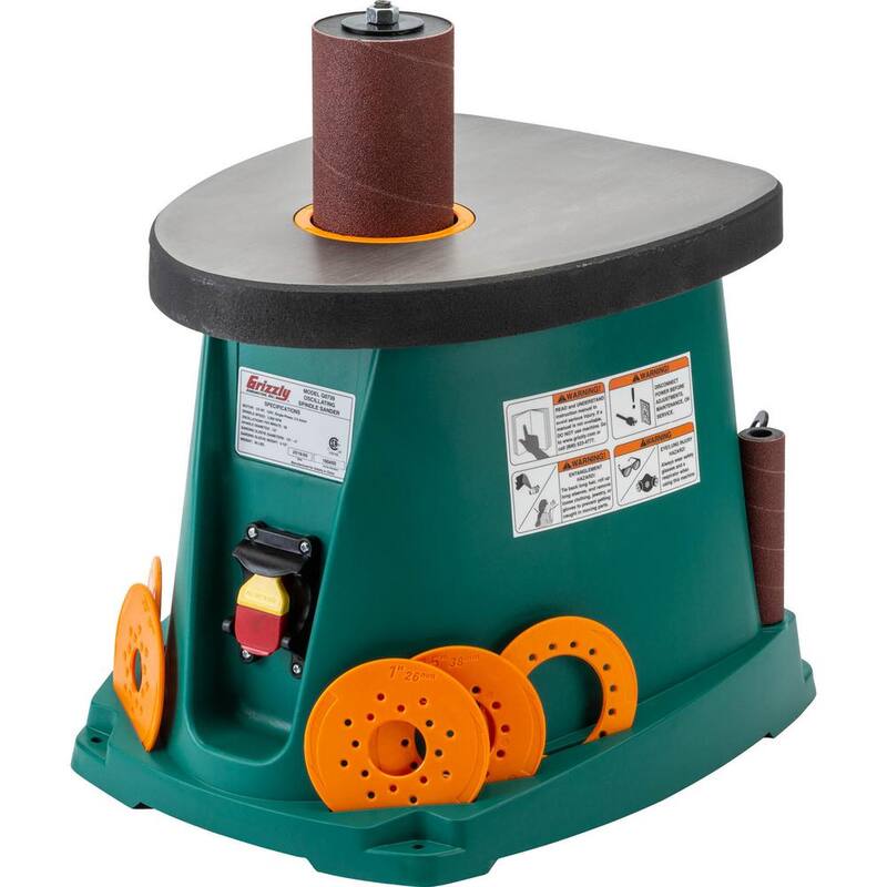 Lijadora de husillo oscilante de banco de 1/2 HP de Grizzly Industrial - G0739
