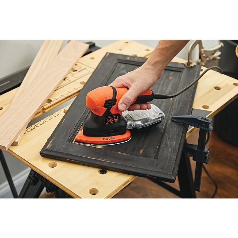 Lijadora de ratón con cable de 1.2 amperios y 5.25 pulgadas - BDEMS200C de BLACK+DECKER