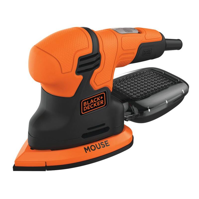 Lijadora de ratón con cable de 1.2 amperios y 5.25 pulgadas - BDEMS200C de BLACK+DECKER