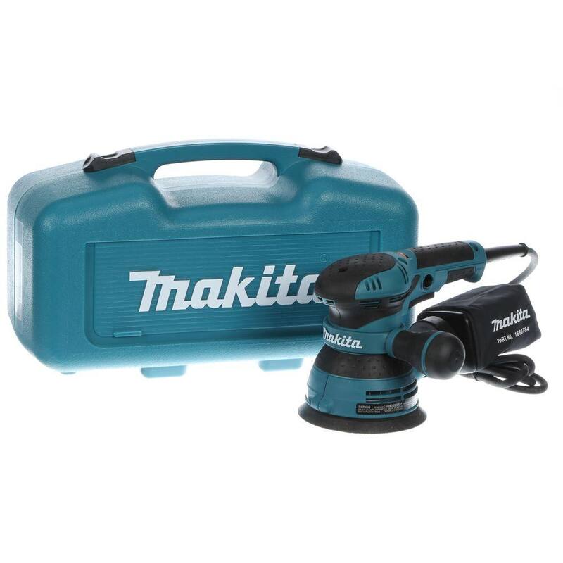 Lijadora Orbital Aleatoria de 5 pulgadas y 3 amperes Makita con Velocidad Variable (Estuche para Herramientas) - BO5041K