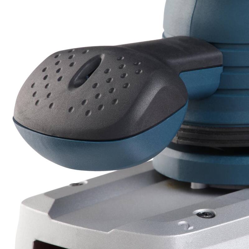 Lijadora orbital eléctrica con cable de 3.4 amperios y 1/2 pulgadas de Bosch, con control de vibración para hojas de 4.5 pulgadas x 9 pulgadas - OS50VC