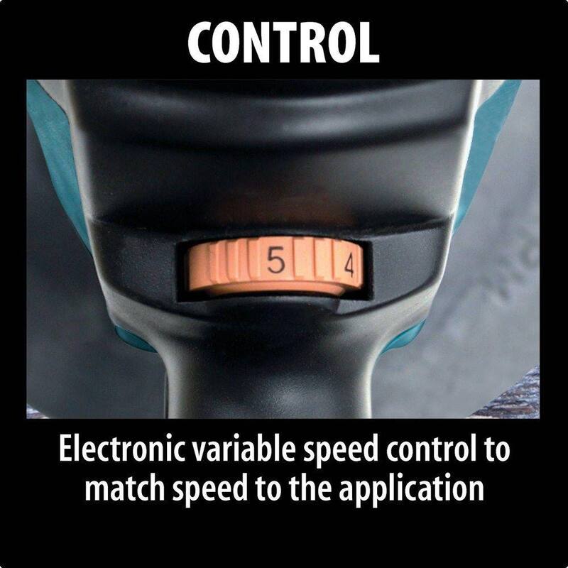 Lijadora de disco con velocidad variable y respaldo de 7 pulgadas y 7.9 amperes de Makita - GV7000C