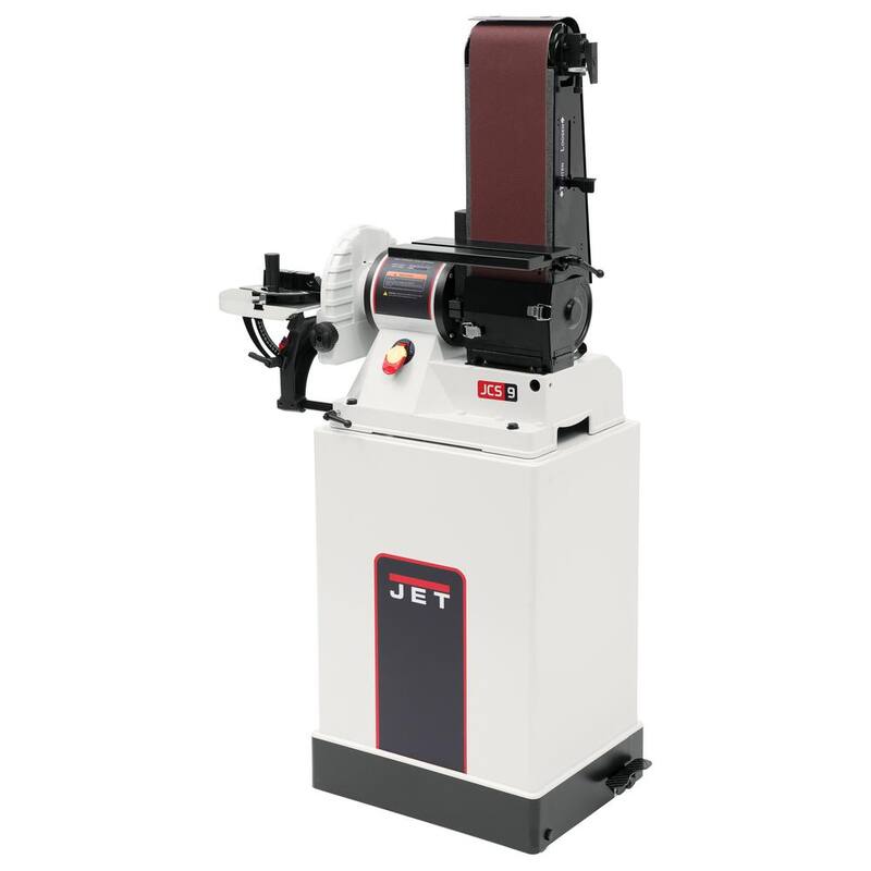 Lijadora de banda y disco Jet de 3/4 HP de 6 pulgadas x 48 pulgadas con soporte cerrado, 115 voltios JSG-96CS - 708597K