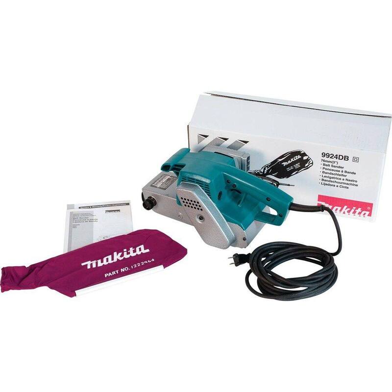 Lijadora de banda con cable de 7.8 amperes y 3 pulgadas x 24 pulgadas - 9924DB