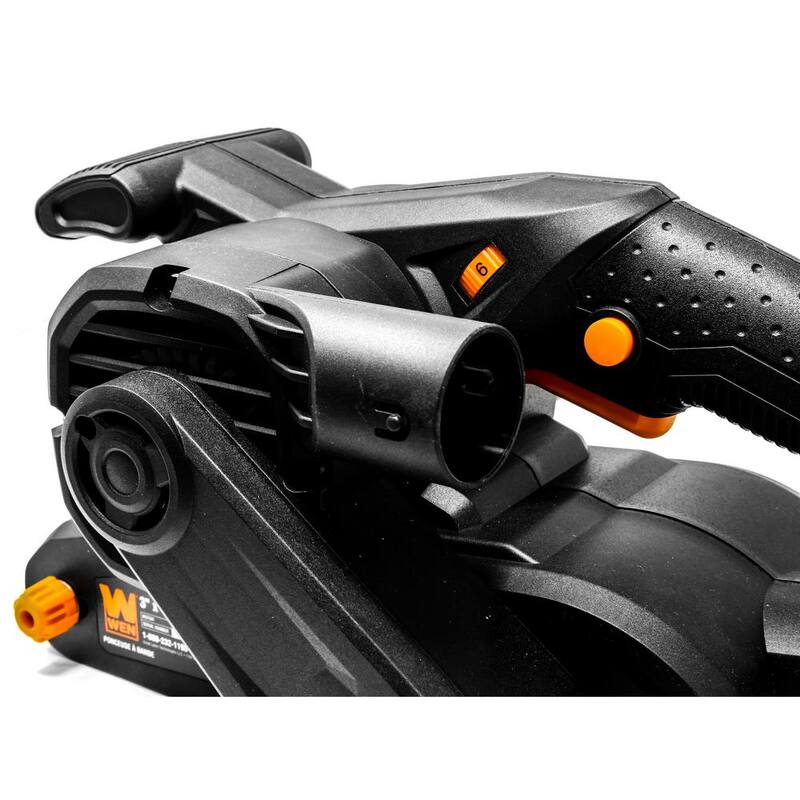 Lijadora de banda portátil con cable de 6.3 amperes y velocidad variable de 3 pulgadas x 18 pulgadas - HB632V