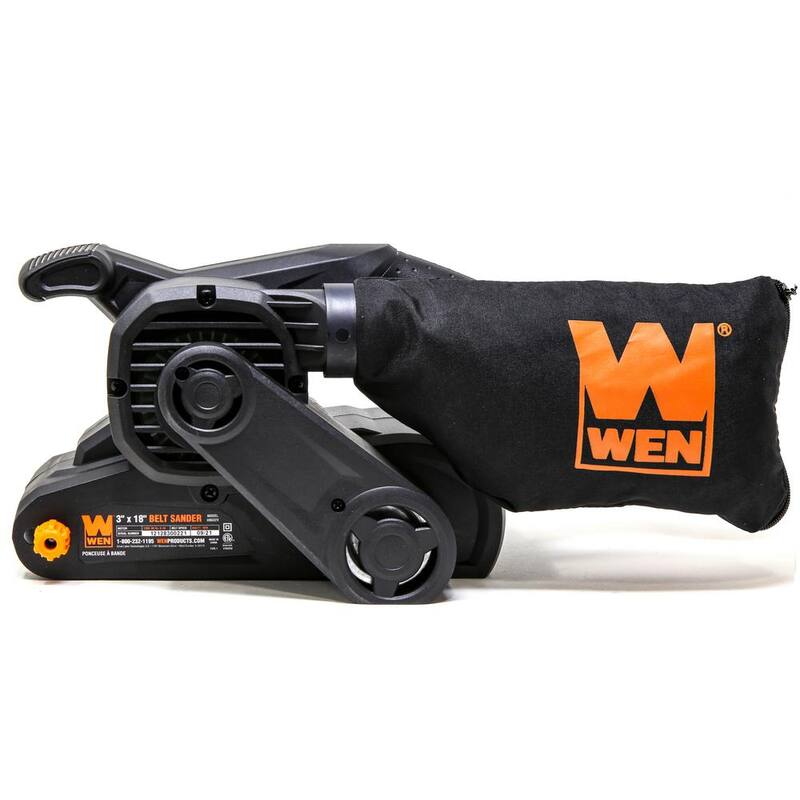 Lijadora de banda portátil con cable de 6.3 amperes y velocidad variable de 3 pulgadas x 18 pulgadas - HB632V