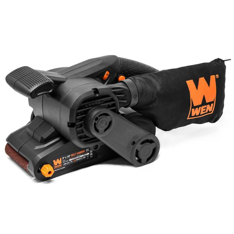 Lijadora de banda portátil con cable de 6.3 amperes y velocidad variable de 3 pulgadas x 18 pulgadas - HB632V