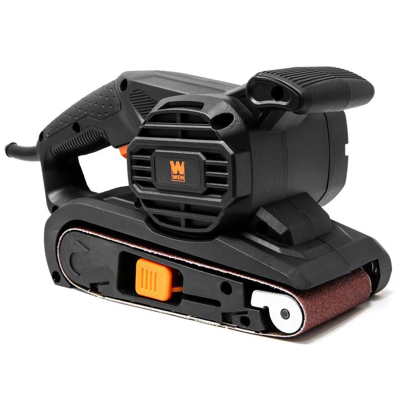 Lijadora de banda portátil con cable de 6.3 amperes y velocidad variable de 3 pulgadas x 18 pulgadas - HB632V