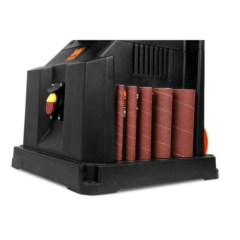 Lijadora de husillo oscilante de 3.5 amperios de WEN con mesa de bisel extra grande - AT6535