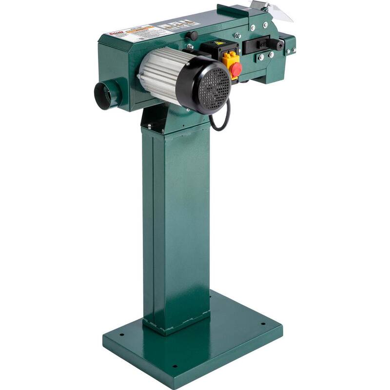 Rectificadora / Lijadora de Banda Metálica de 2 Ruedas de 4 pulgadas x 48 pulgadas - G0897 de Grizzly Industrial
