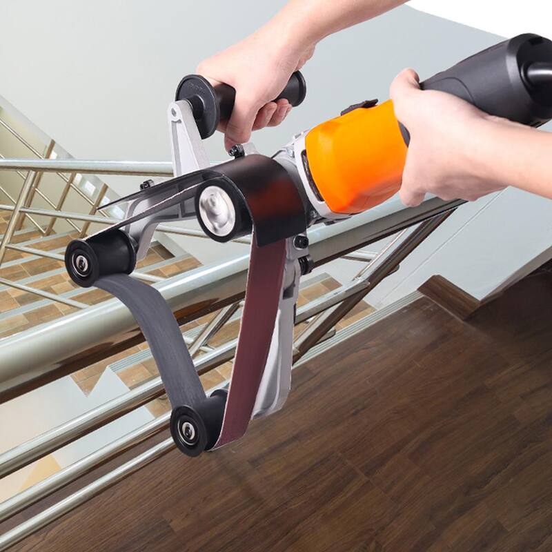 Pulidora de tubo de tubería VEVOR Grinder 1100 vatios con cable Lijadora de banda 6 velocidades 1100 a 3200 RPM, 3 piezas de banda para acabado de pulido - GDSDJ800W15XVD0ZBV1