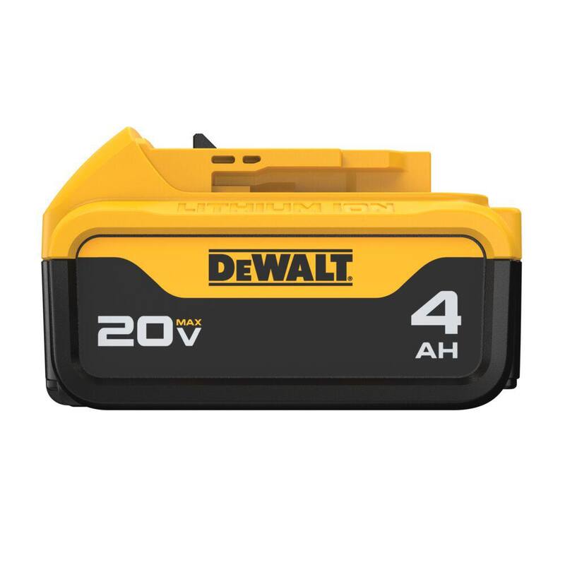 Lijadora orbital aleatoria inalámbrica sin escobillas DEWALT 20V MAX de 5 pulgadas y (1) Batería de iones de litio premium de 20V 4.0Ah - DCW210BWDCB204