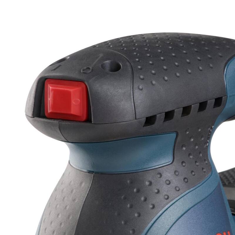 Bosch 2.5 Amperios 5 pulgadas Lijadora Pulidora Orbital Aleatoria de Velocidad Única con Cable para Palma - ROS10