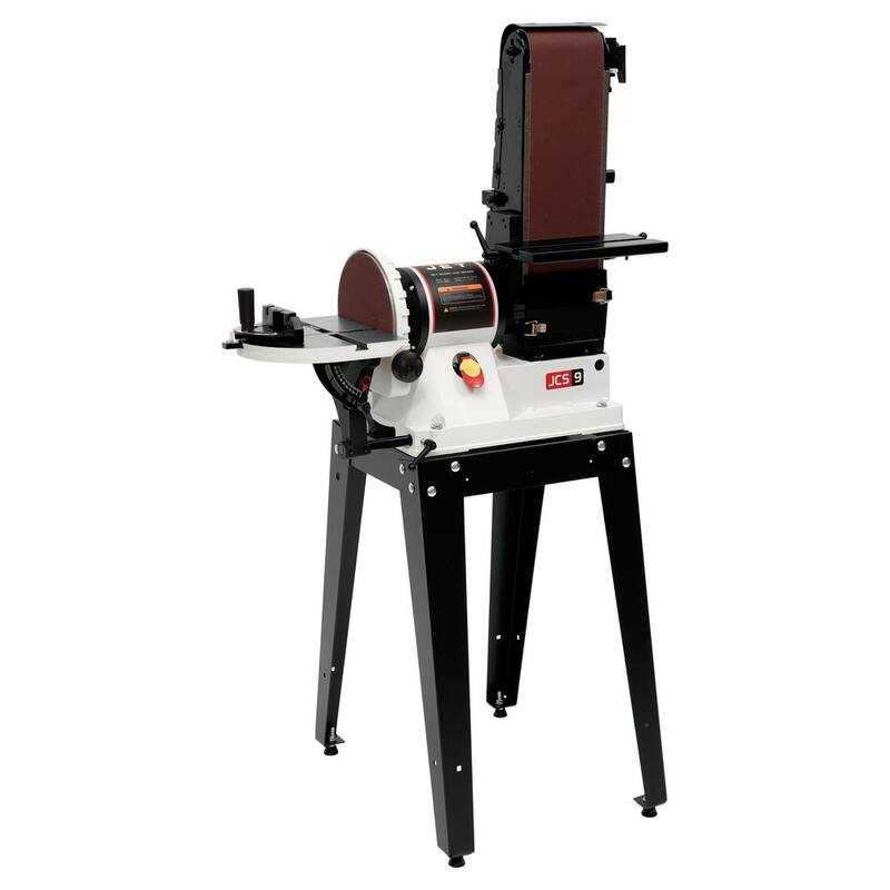 Lijadora de banda y disco Jet 3/4 HP de 6 pulgadas x 48 pulgadas con soporte abierto, 115 voltios JSG-96OS - 708596K