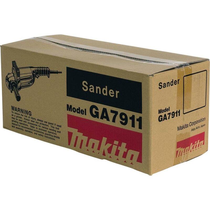 Makita 15 Amperes 7 pulgadas Amoladora Angular con cable para trabajo pesado - GA7911.