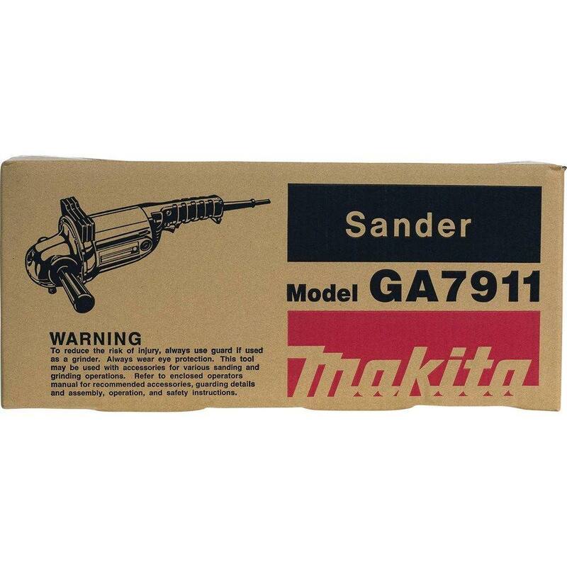 Makita 15 Amperes 7 pulgadas Amoladora Angular con cable para trabajo pesado - GA7911.
