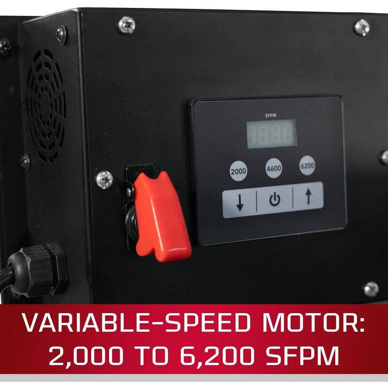 Jet SWG-272VS, rectificadora de banda de rueda cuadrada de velocidad variable 2 x 72 115 voltios 1 fase - 577405.