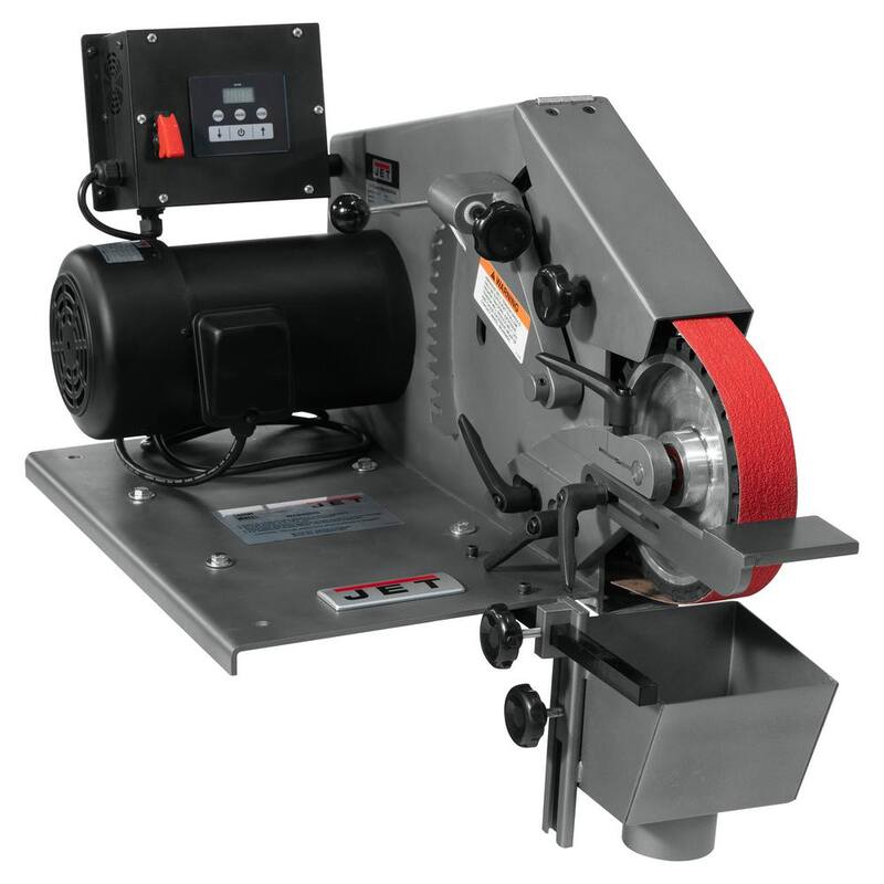 Jet SWG-272VS, rectificadora de banda de rueda cuadrada de velocidad variable 2 x 72 115 voltios 1 fase - 577405.
