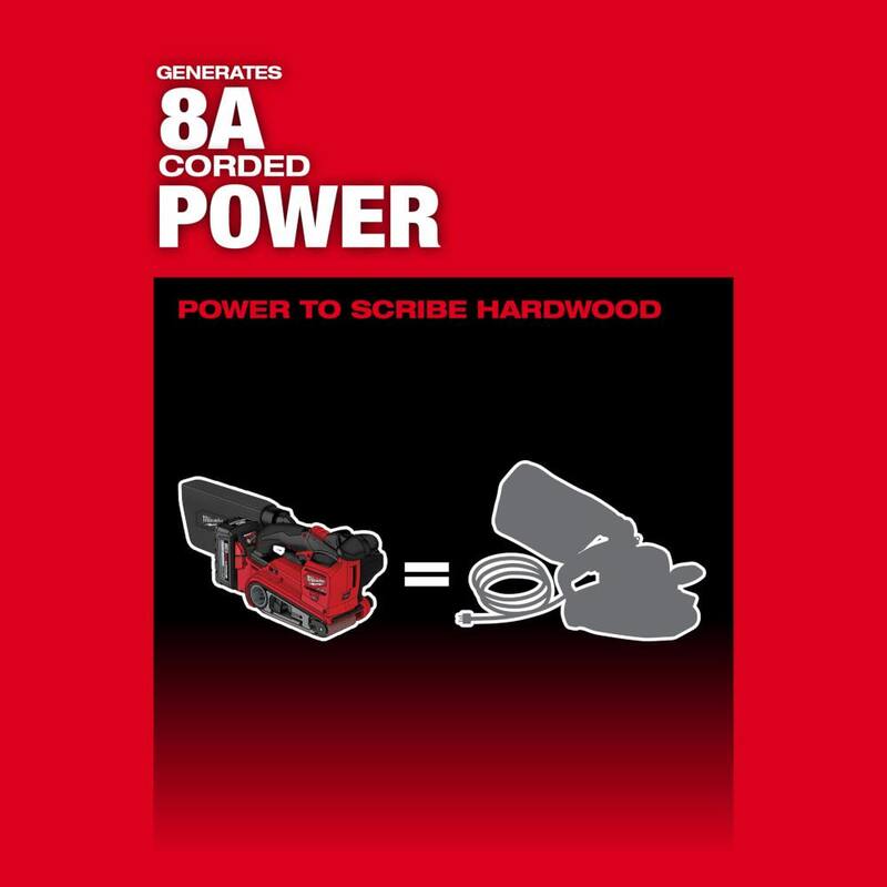 Milwaukee M18 FUEL Lijadora de banda inalámbrica de 18 voltios con batería de iones de litio de 8.0 Ah - Kit inicial - 2832-20-48-59-1880