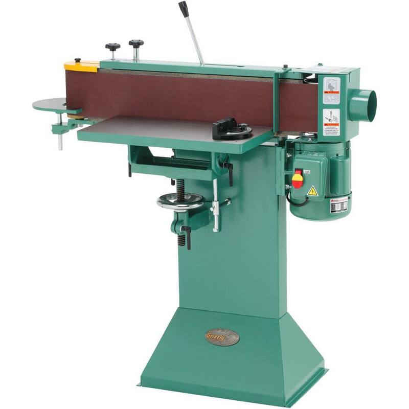 Lijadora de Bordes de Modelo de Piso de 6 pulgadas x 80 pulgadas - G1140 de Grizzly Industrial