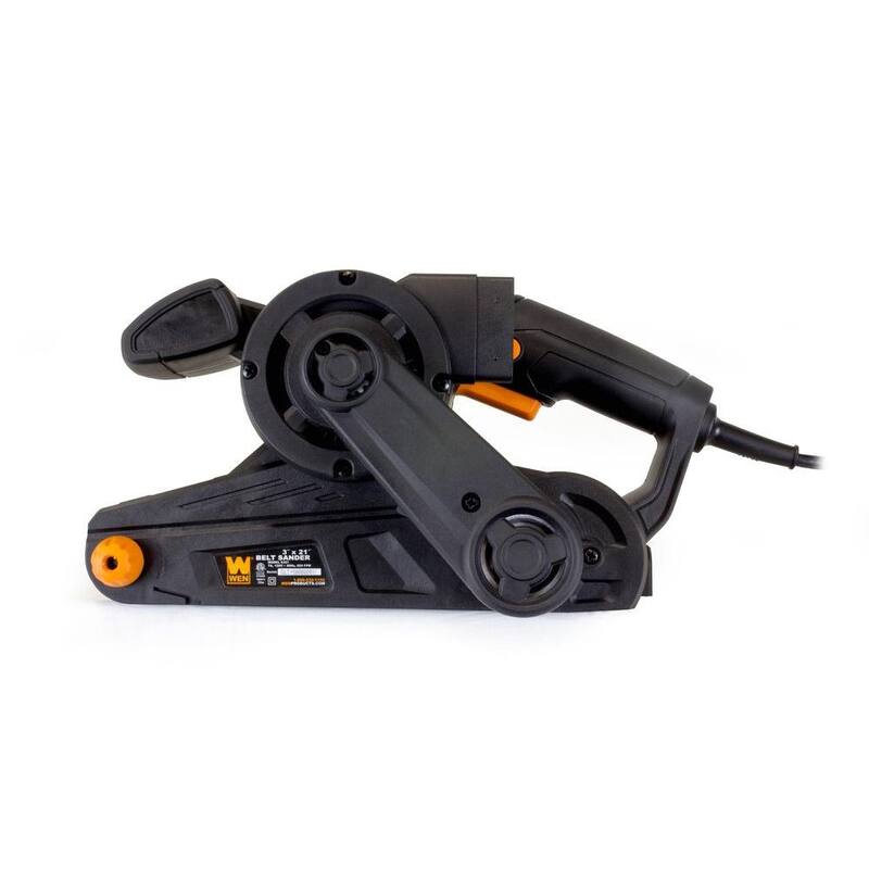 Lijadora de banda portátil de mano con cable de 6.3 amperes y 3 pulg. x 18 pulg. - HB6319