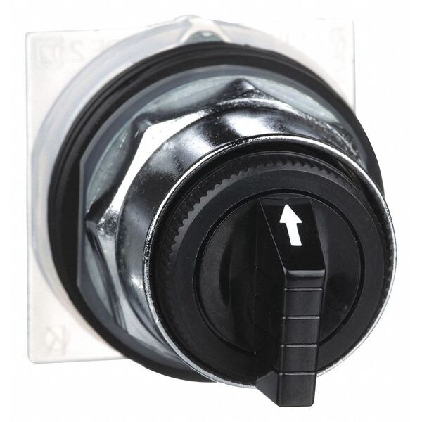 Interruptor selector no iluminado Schneider Electric, 30mm, 3 posiciones, palanca - 9001KS42B