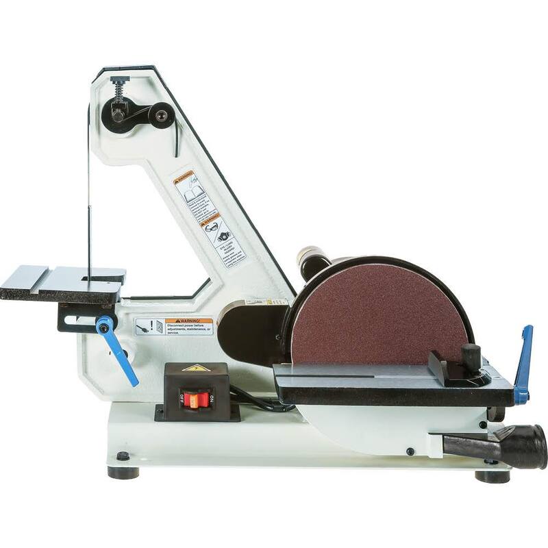 Lijadora de banda de 1 pulgada x 42 pulgadas con disco de 8 pulgadas - W1850