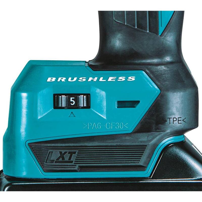Kit de Lijadora de Banda para Detalles sin Cable de Iones de Litio 18V LXT Brushless 3/8 x 21 pulgadas de Makita, con (2) Baterías de 5.0Ah y Cargador - XSB01TJ