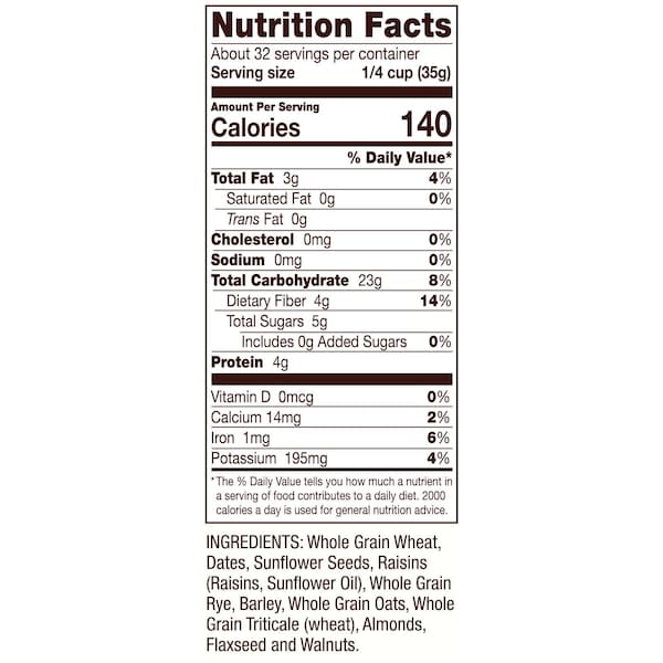 Bobs Red Mill Natural Foods Bob's Red Mill Old Country Style Muesli 40 oz. Bag, PK4 - 1183S404
