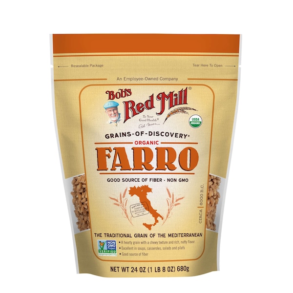 Bobs Red Mill Natural Foods Bob's Red Mill Organic Farro 24 oz. Pouches, PK4 - 7015S244