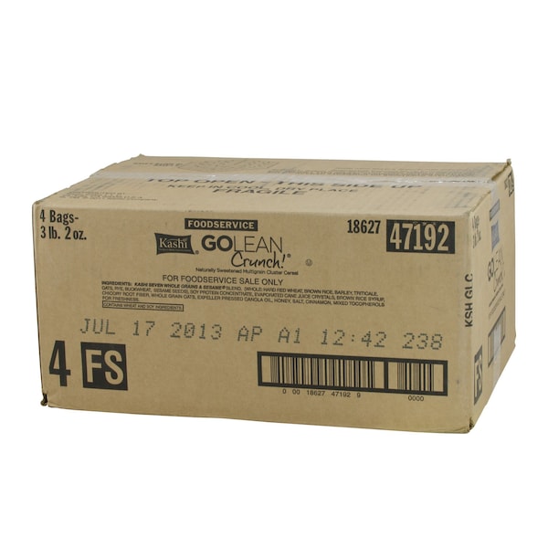 Kashi Kashi Go Lean Crunch Cereal 50 oz. Box, PK4 - 1862747192