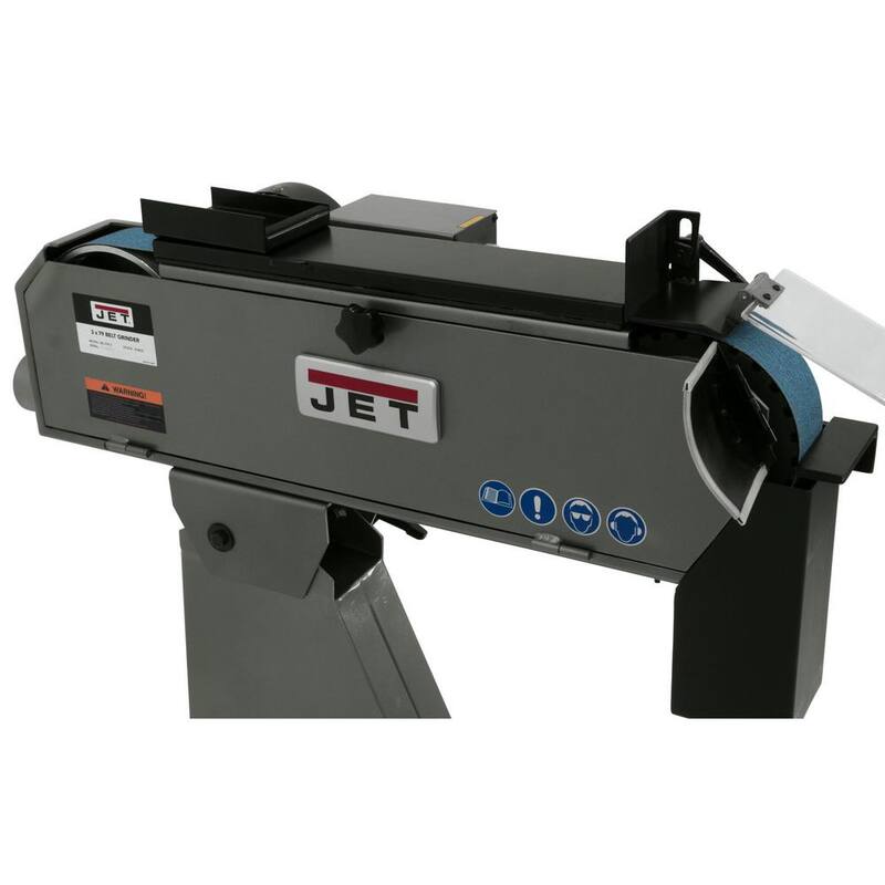 Amoladora de banda estacionaria de 4 HP y 3 pulgadas x 79 pulgadas, 220 voltios, BG-379-1 - 414610