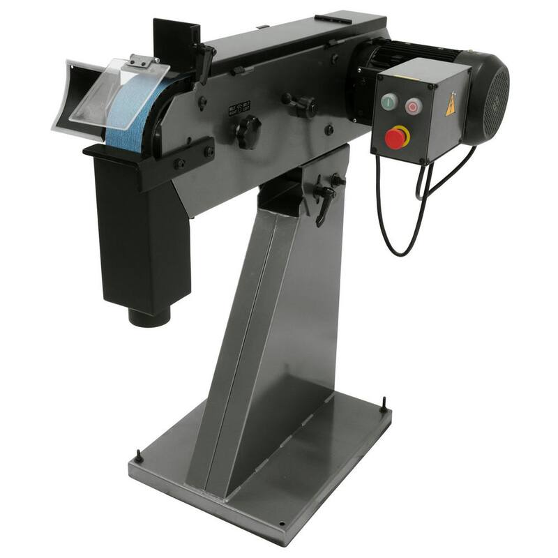 Amoladora de banda estacionaria de 4 HP y 3 pulgadas x 79 pulgadas, 220 voltios, BG-379-1 - 414610