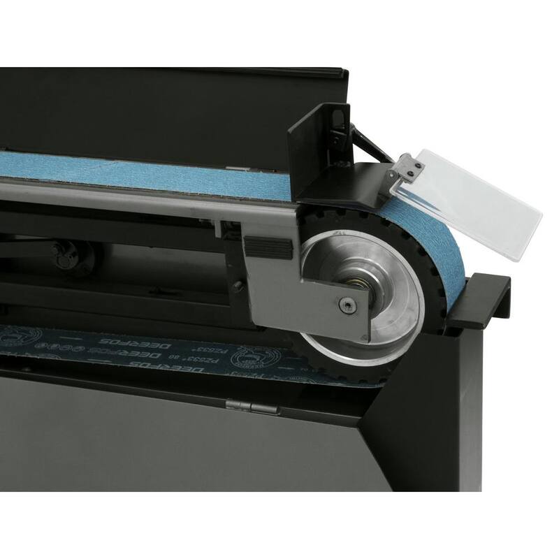 Amoladora de banda estacionaria de 4 HP y 3 pulgadas x 79 pulgadas, 220 voltios, BG-379-1 - 414610