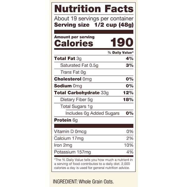 Bobs Red Mill Natural Foods Bob's Red Mill Old Fashioned Regular Rolled Oats 32 oz. Bag, PK4 - 1360S324