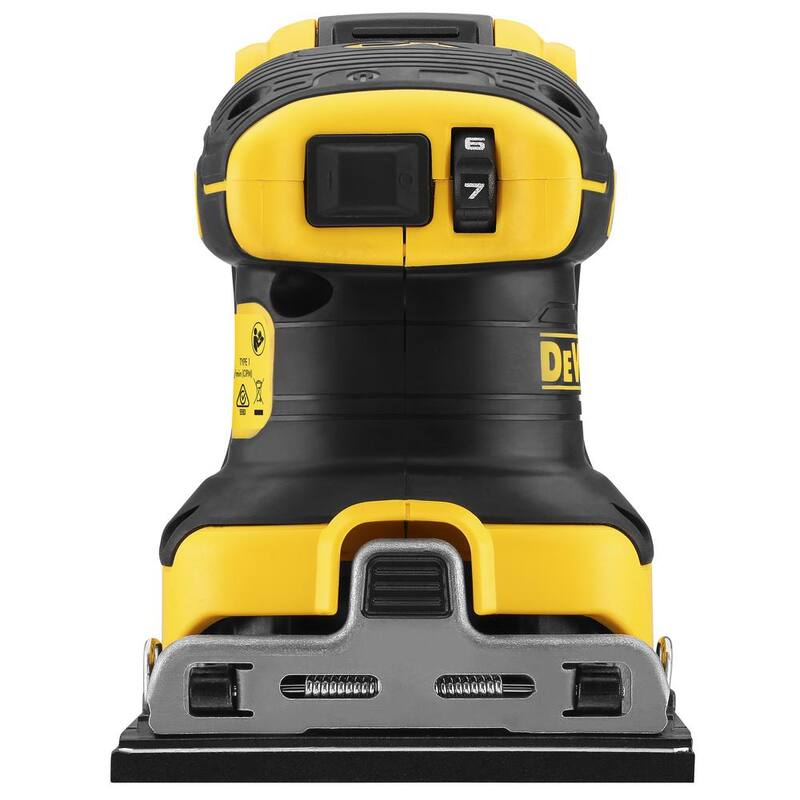 Lijadora inalámbrica DEWALT 20V MAX XR de velocidad variable de 1/4 de hoja, (1) batería de iones de litio de 20V 3.0Ah y cargador máx. de 12V-20V - DCW200BW230C
