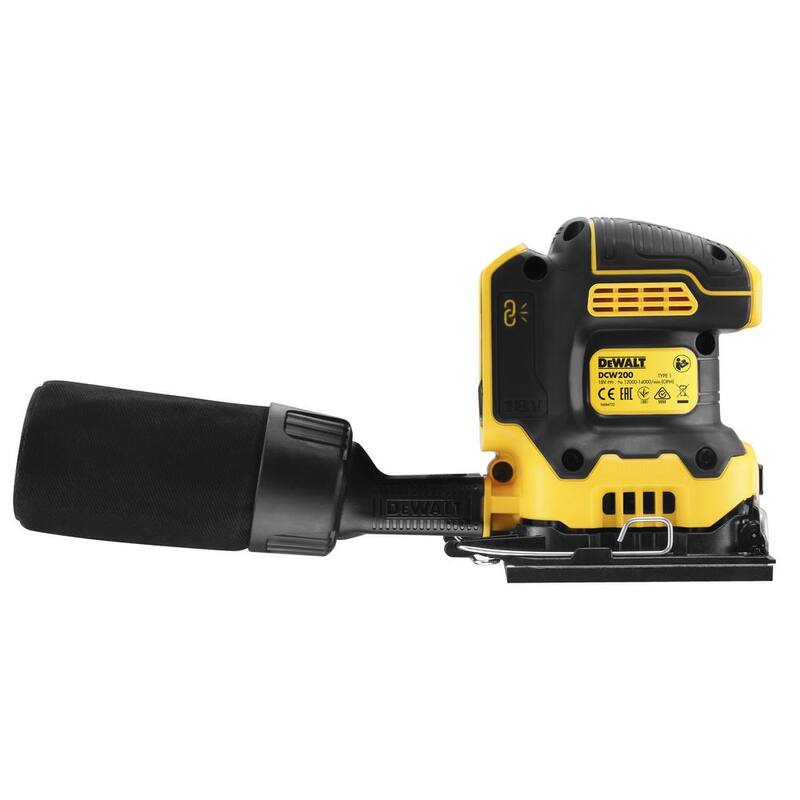 Lijadora inalámbrica DEWALT 20V MAX XR de velocidad variable de 1/4 de hoja, (1) batería de iones de litio de 20V 3.0Ah y cargador máx. de 12V-20V - DCW200BW230C