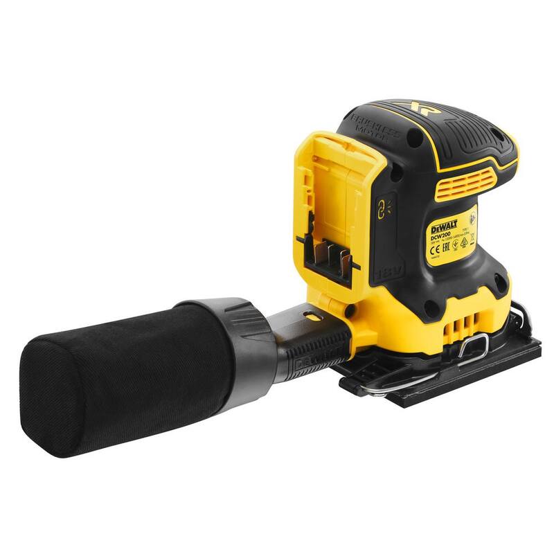 Lijadora inalámbrica DEWALT 20V MAX XR de velocidad variable de 1/4 de hoja, (1) batería de iones de litio de 20V 3.0Ah y cargador máx. de 12V-20V - DCW200BW230C